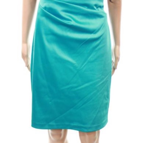 Eliza J Satin Chain Halter Sheath Dress - Picture 7 of 8